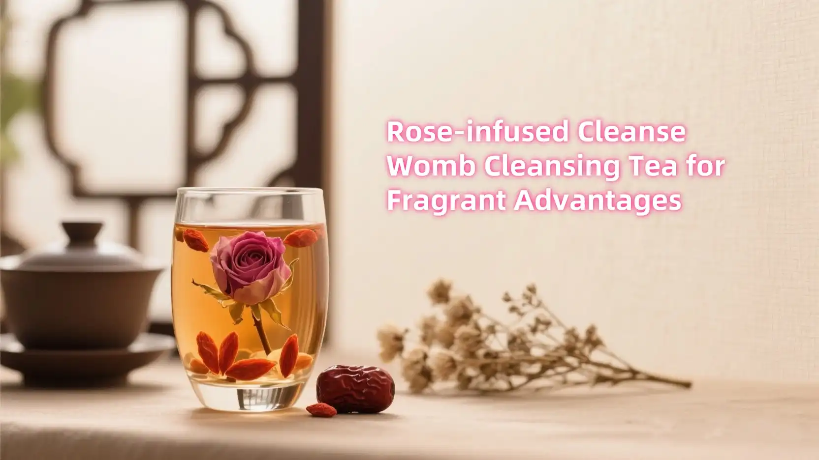 Rose-infused Cleanse Womb Cleansing Tea for Fragrant Advantages